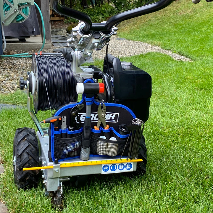 BATTERY-POWERED CABLE LAYING MACHINE