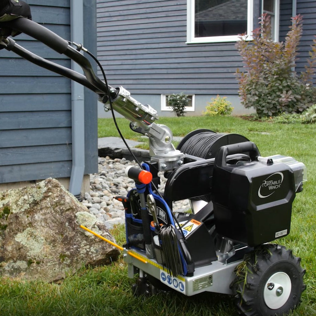 BATTERY-POWERED CABLE LAYING MACHINE